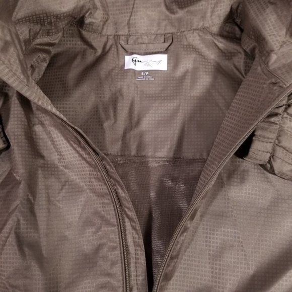 Greg Norman Brown Zip-up Rain Lightweight Jacket - Picture 7 of 8